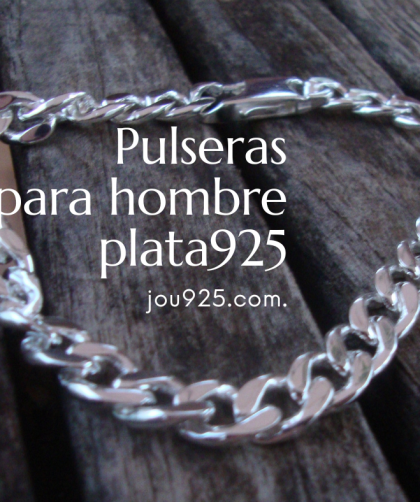 Pulseras para hombre plata 925