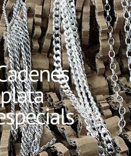 Cadenes plata especials