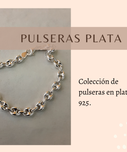 Pulseras plata