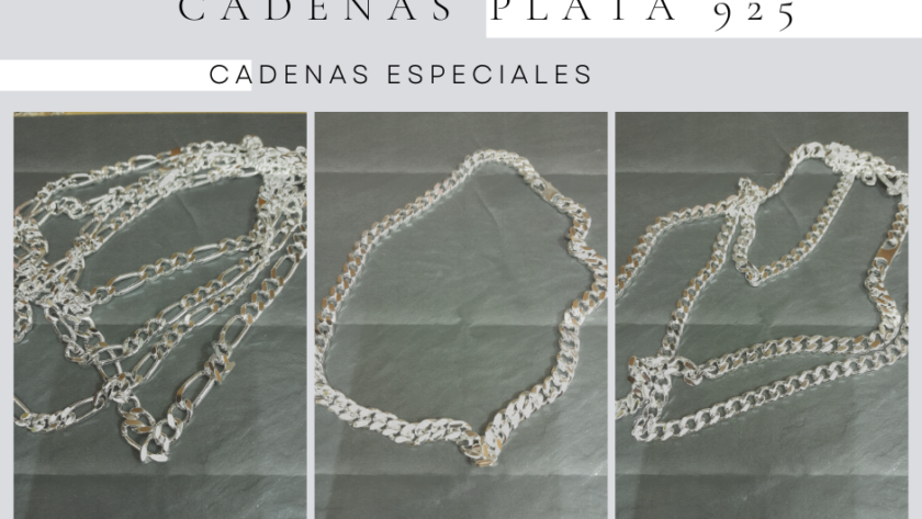 Cadenas plata 925
