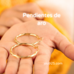 Pendientes de aro en plata