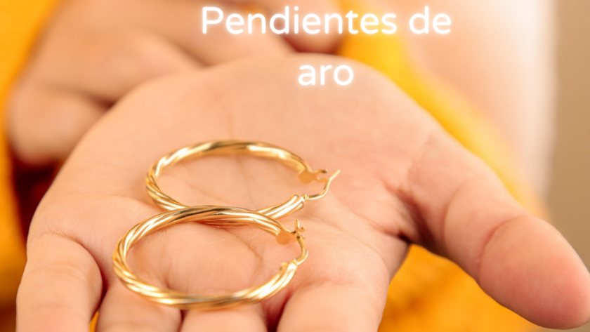 Pendientes de aro en plata